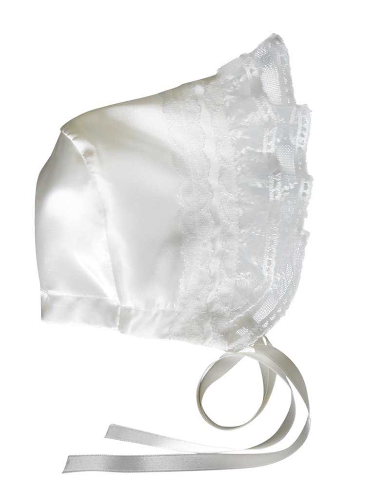 Baptism gown with white baptism embroidery