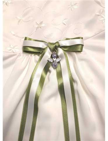 christening gown with beautiful embroidery