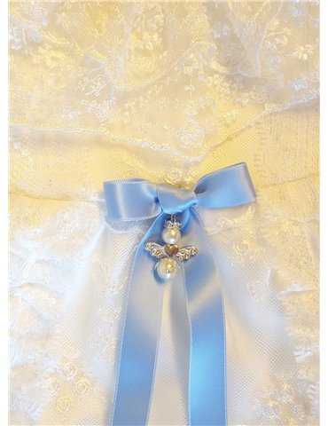 Baptism gown with old fashion look