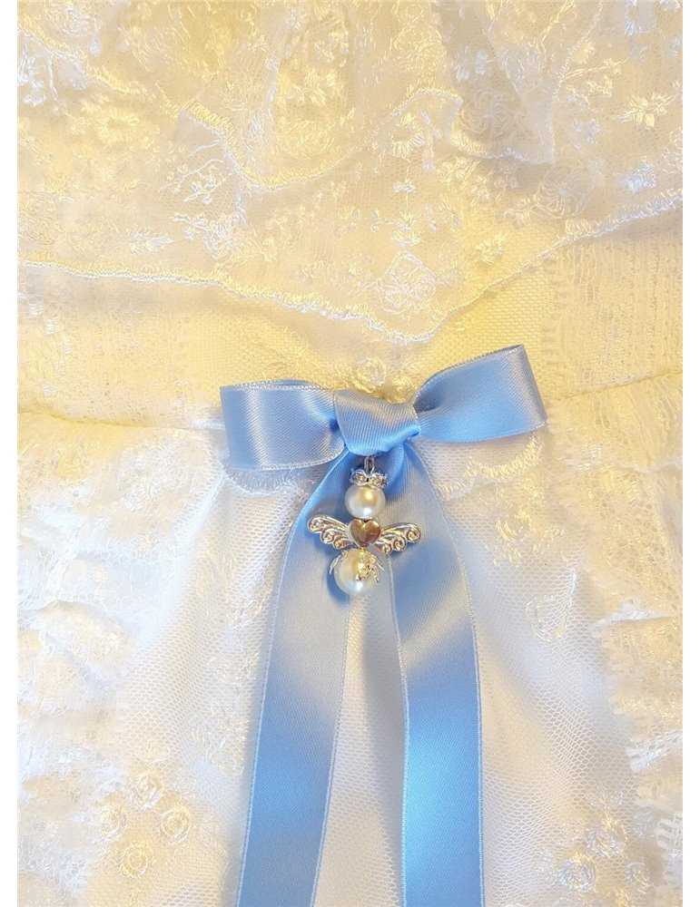Baptism gown with old fashion look