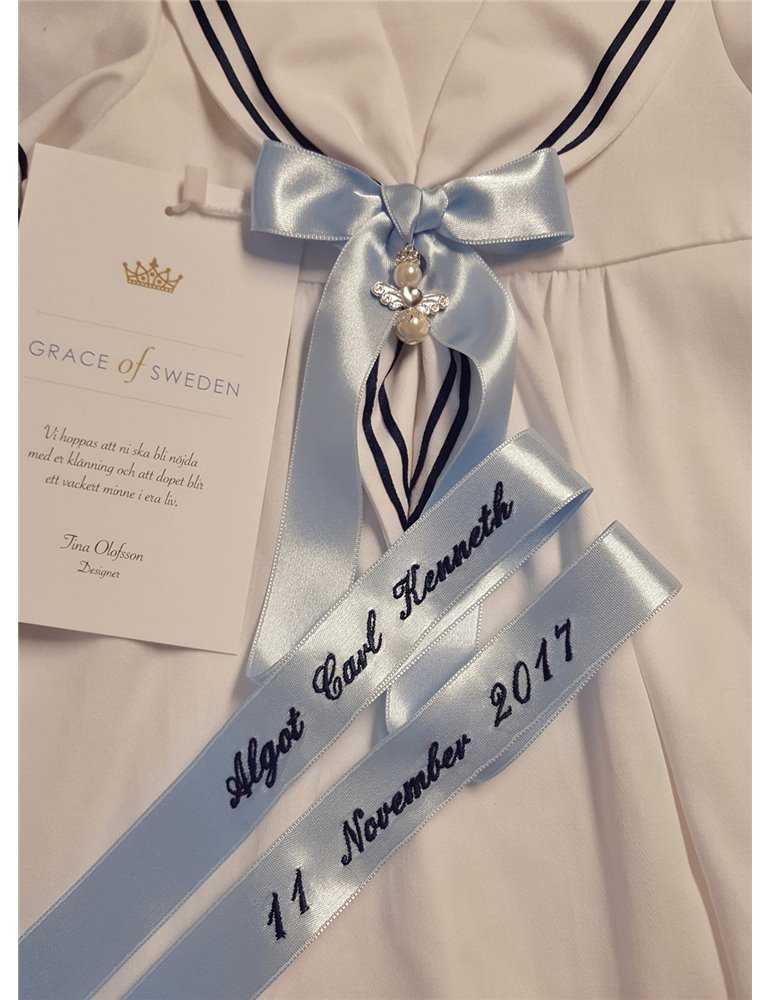 Luxurious elegant Christening gown Swedish design and Fantastisk dopklänning från Grace of Sweden, Christening