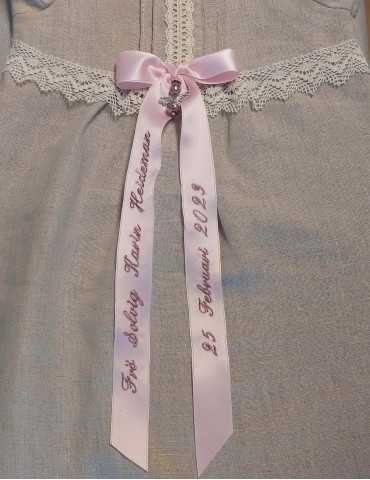 Christening bonnet...
