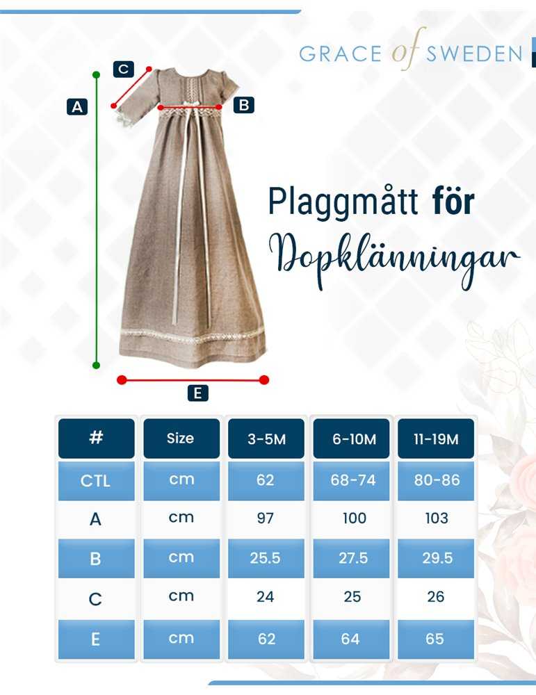 vacker Dopklänning för flickor och pojkar vacker Dopklänning för flickor och pojkar