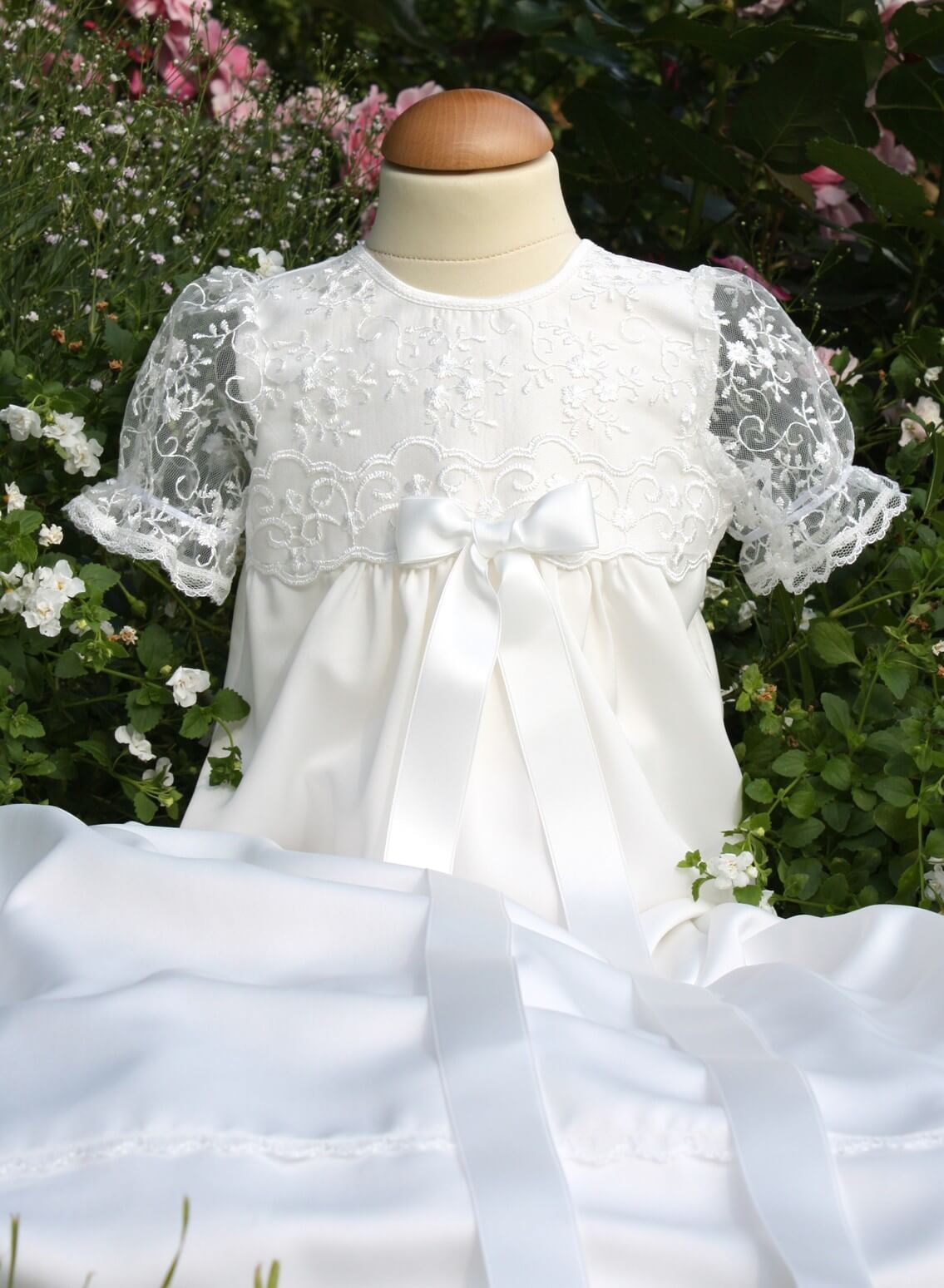 Headband Grace-Off White rose