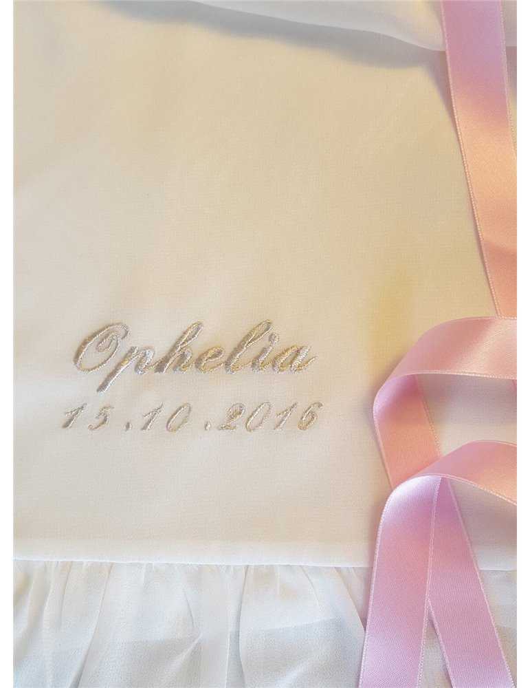 Dopmössa i blankt tyg
